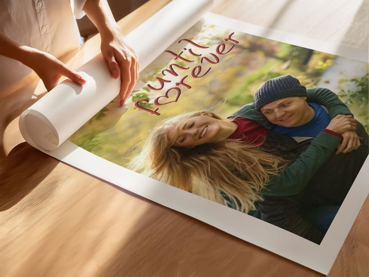 Until Forever (2016) Film Posteri, rulo yapılmış çerçevesiz poster
