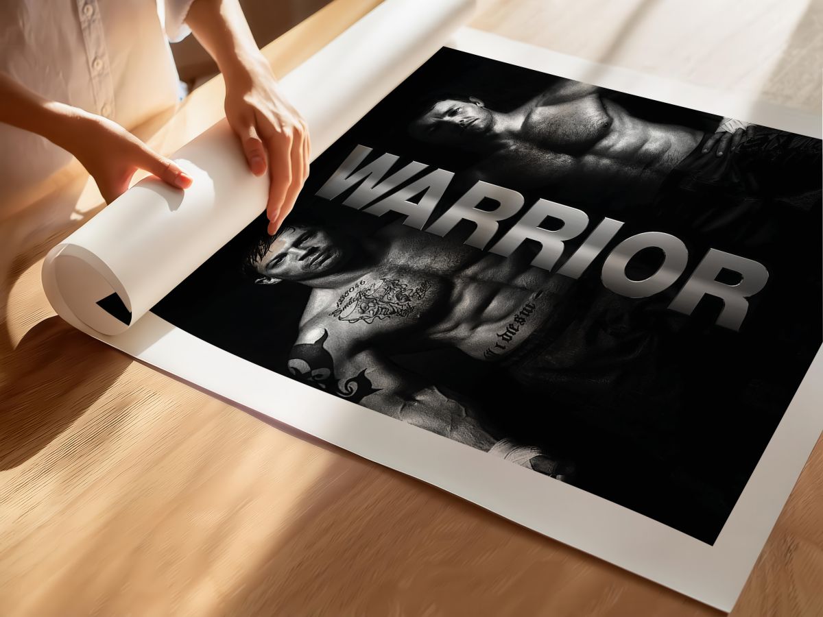 Warrior (2011) Film Posteri, rulo yapılmış çerçevesiz poster