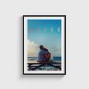 Waves film posteri, siyah çerçeveli tablo