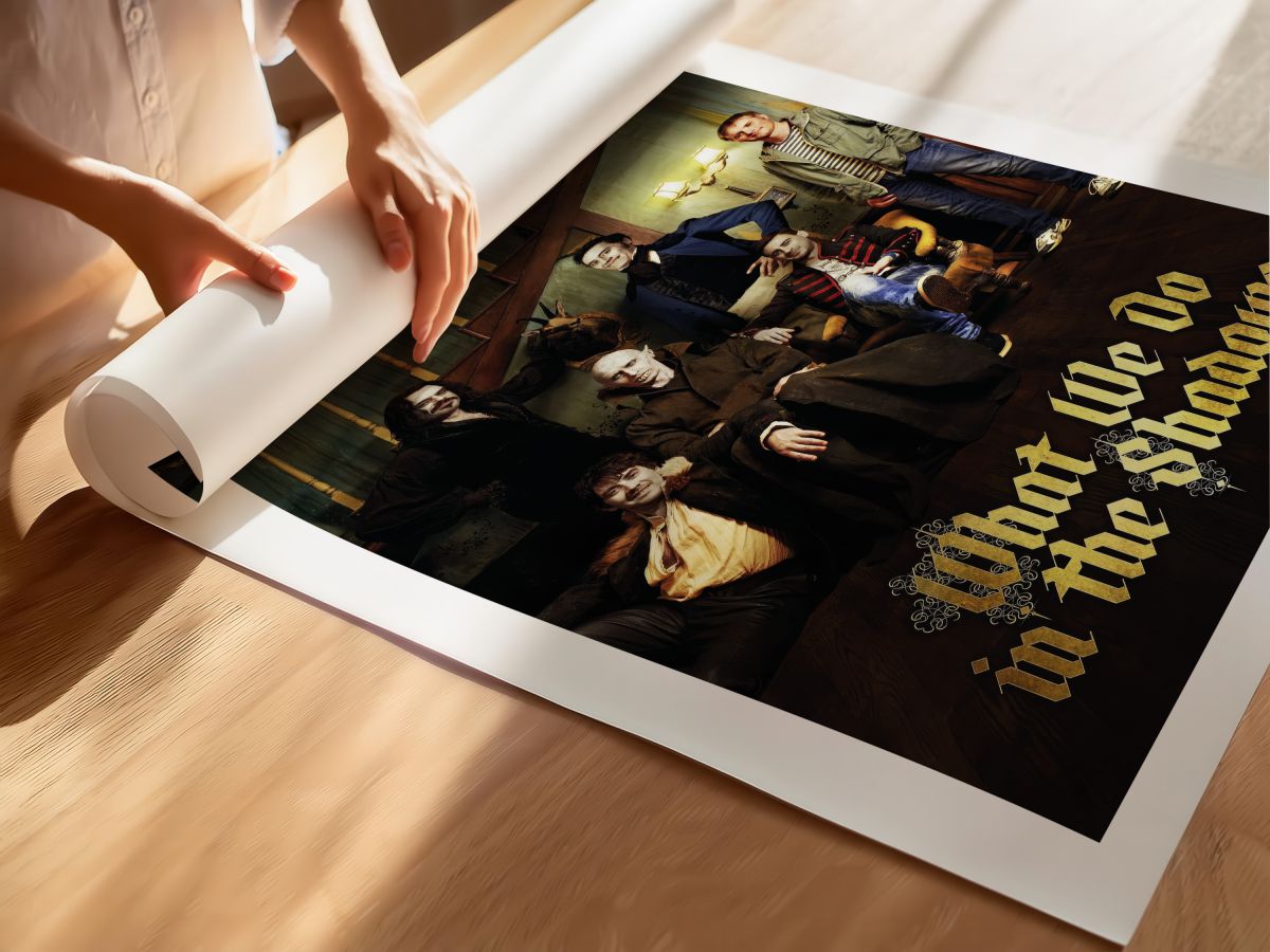 What We Do in the Shadows (2014) Film Posteri, rulo yapılmış çerçevesiz poster