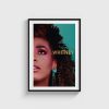 Whitney film posteri, siyah çerçeveli tablo