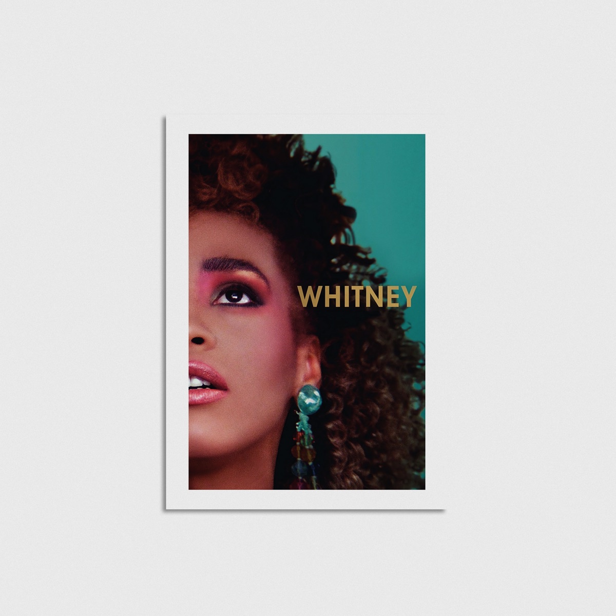 Whitney film posteri, çerçevesiz poster