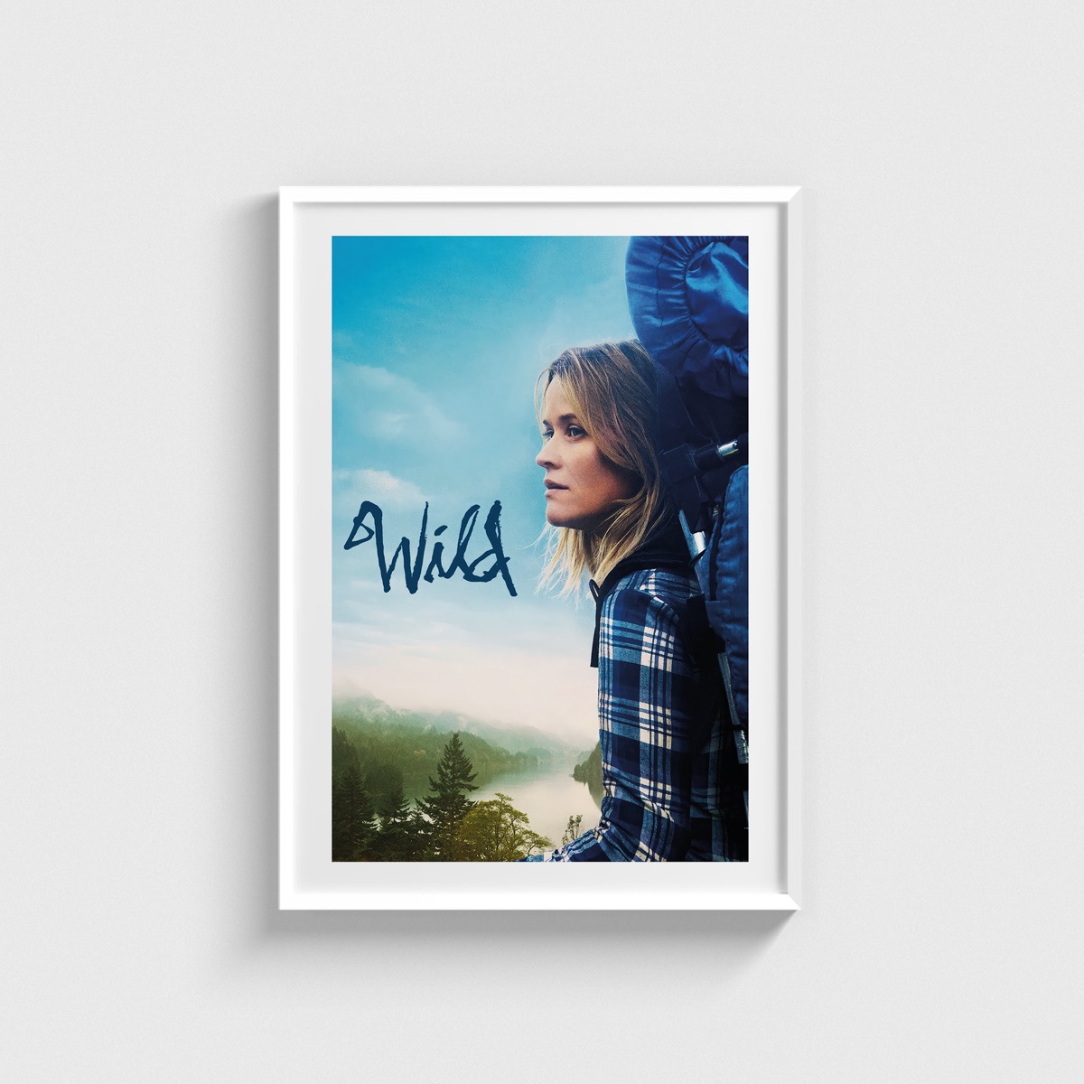 Wild film posteri, beyaz çerçeveli tablo