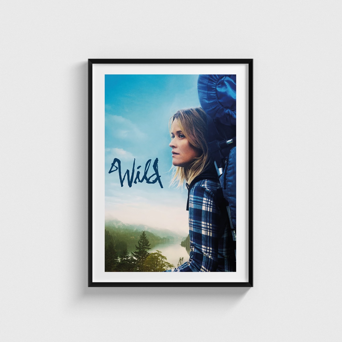 Wild film posteri, siyah çerçeveli tablo