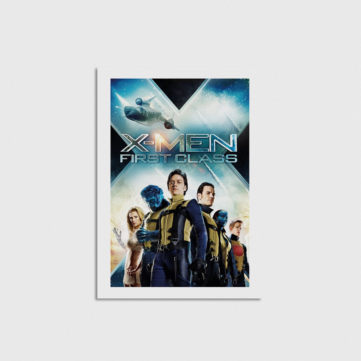X-Men First Class film posteri, çerçevesiz poster