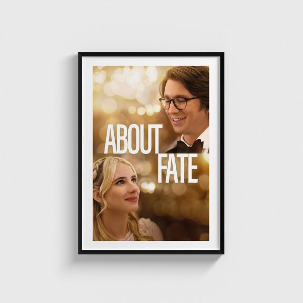 About Fate film posteri, siyah çerçeveli tablo