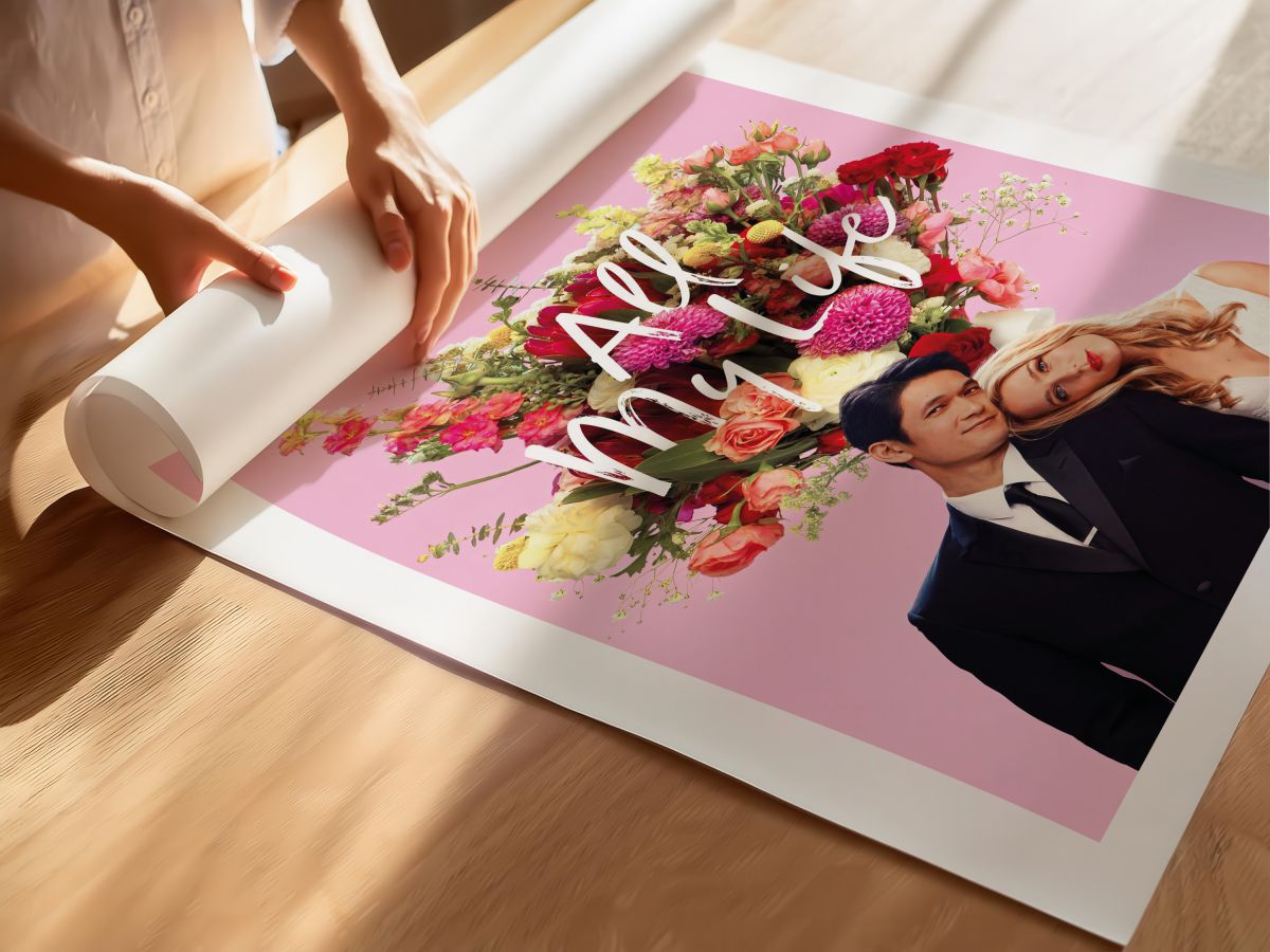 All My Life (2020) Film Posteri, rulo yapılmış çerçevesiz poster