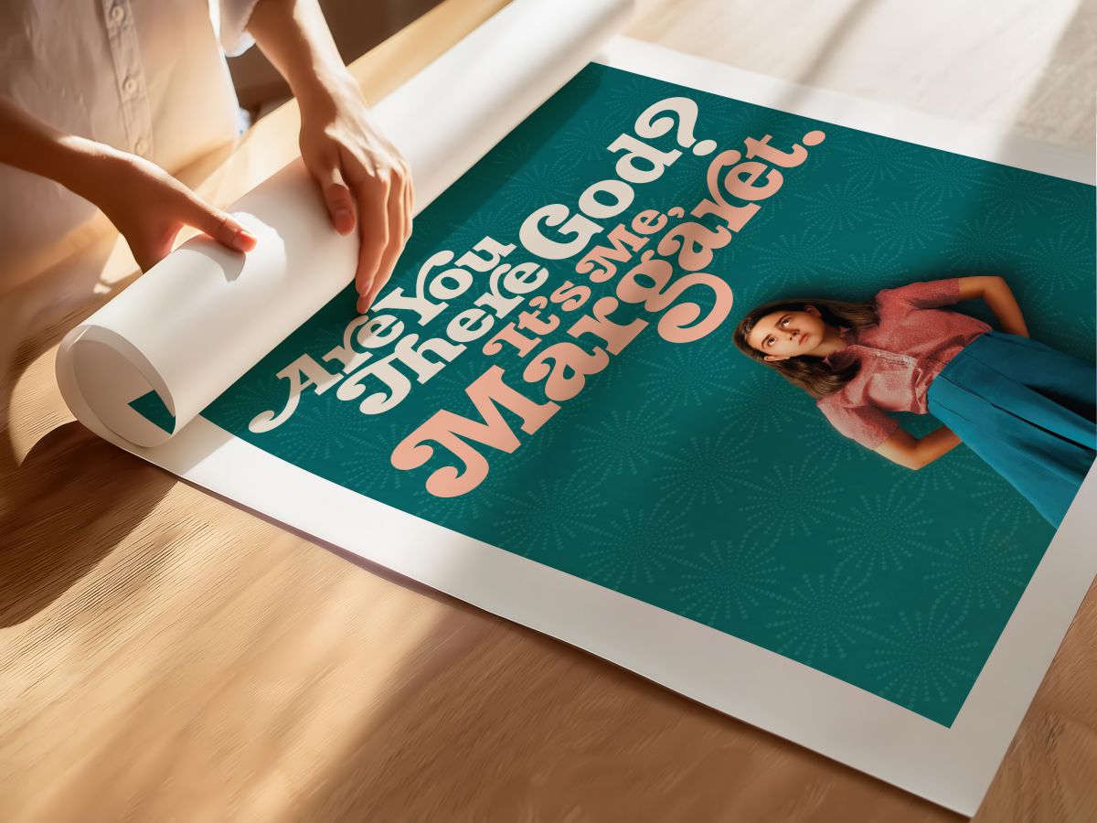 Are You There God? It’s Me, Margaret (2023) Film Posteri, rulo yapılmış çerçevesiz poster