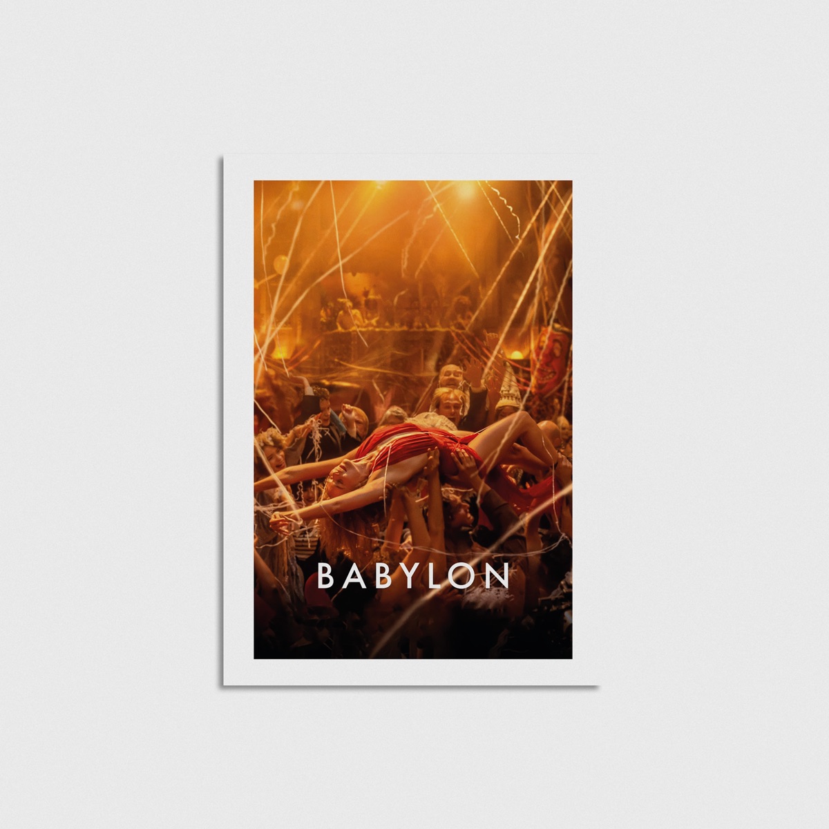 Babylon film posteri, çerçevesiz poster