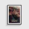 Chemical Hearts film posteri, siyah çerçeveli tablo