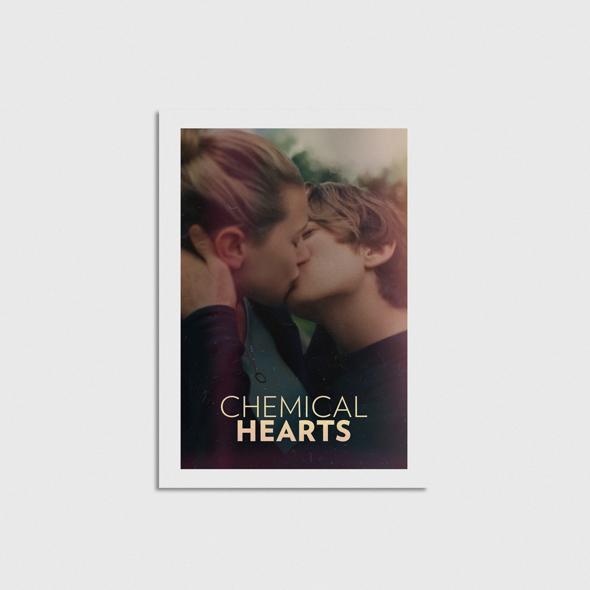 Chemical Hearts film posteri, çerçevesiz poster