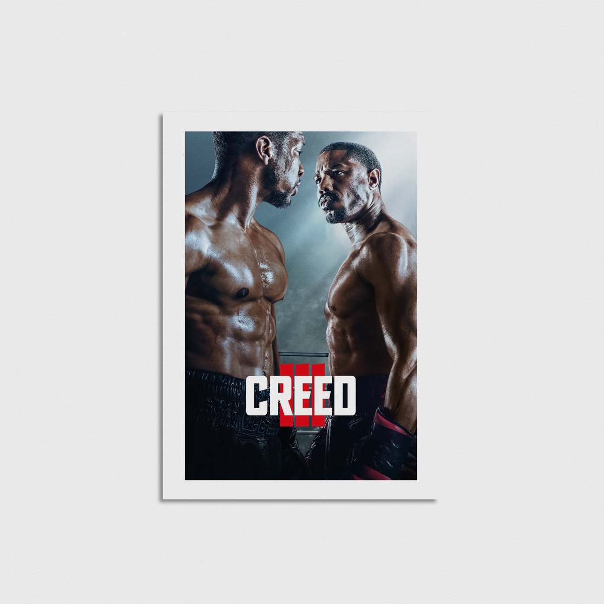 Creed III film posteri, çerçevesiz poster