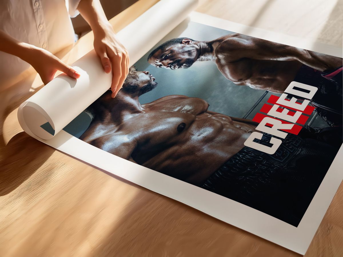 Creed III (2023) Film Posteri, rulo yapılmış çerçevesiz poster