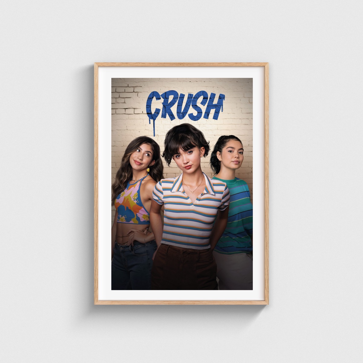 Crush film posteri, ahşap çerçeveli tablo