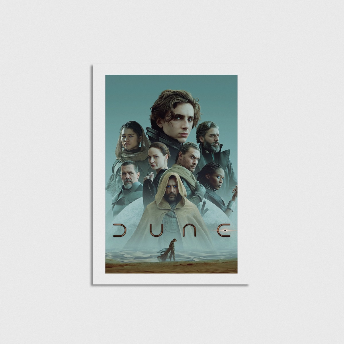 Dune film posteri, çerçevesiz poster