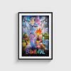 Elemental film posteri, siyah çerçeveli tablo