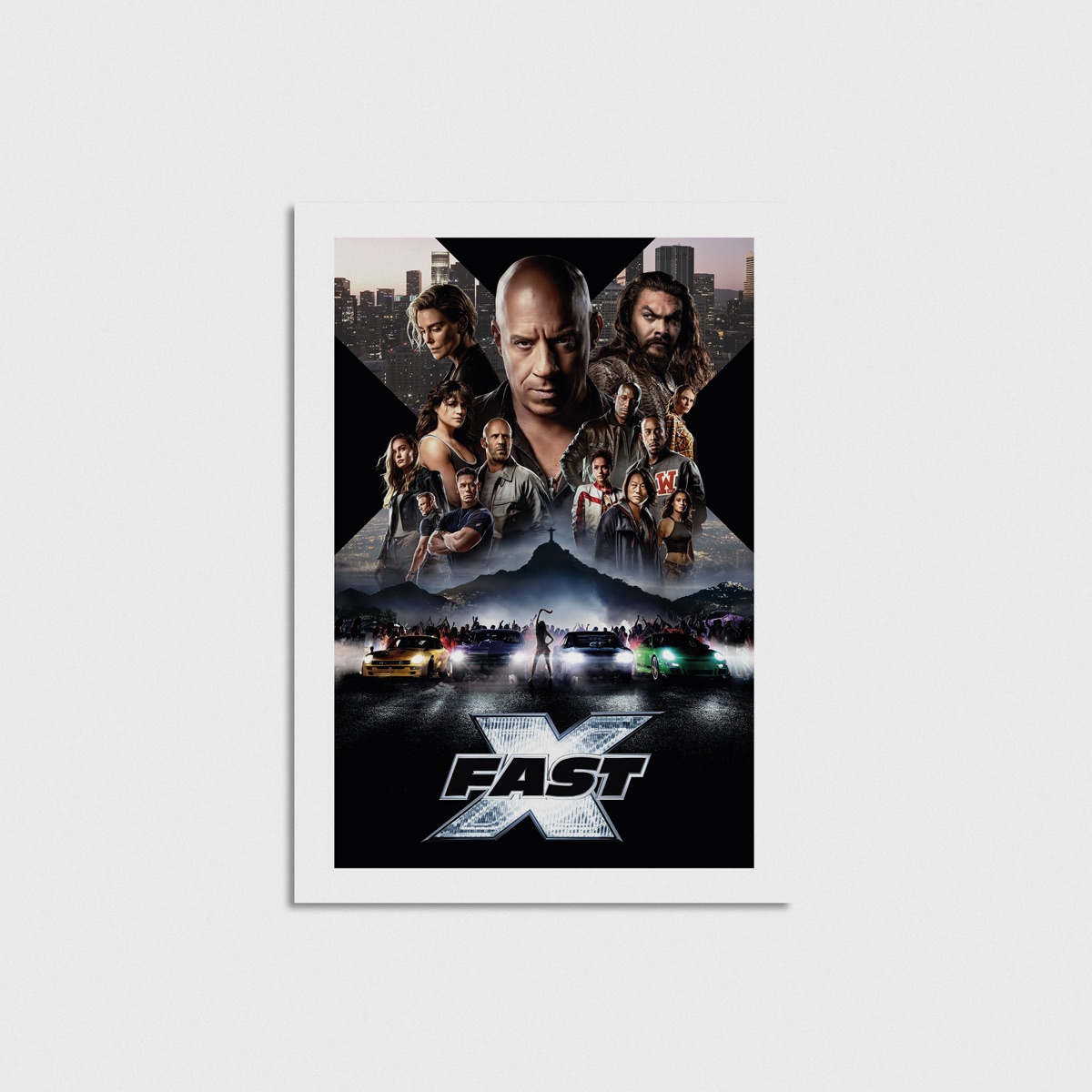 Fast X film posteri, çerçevesiz poster