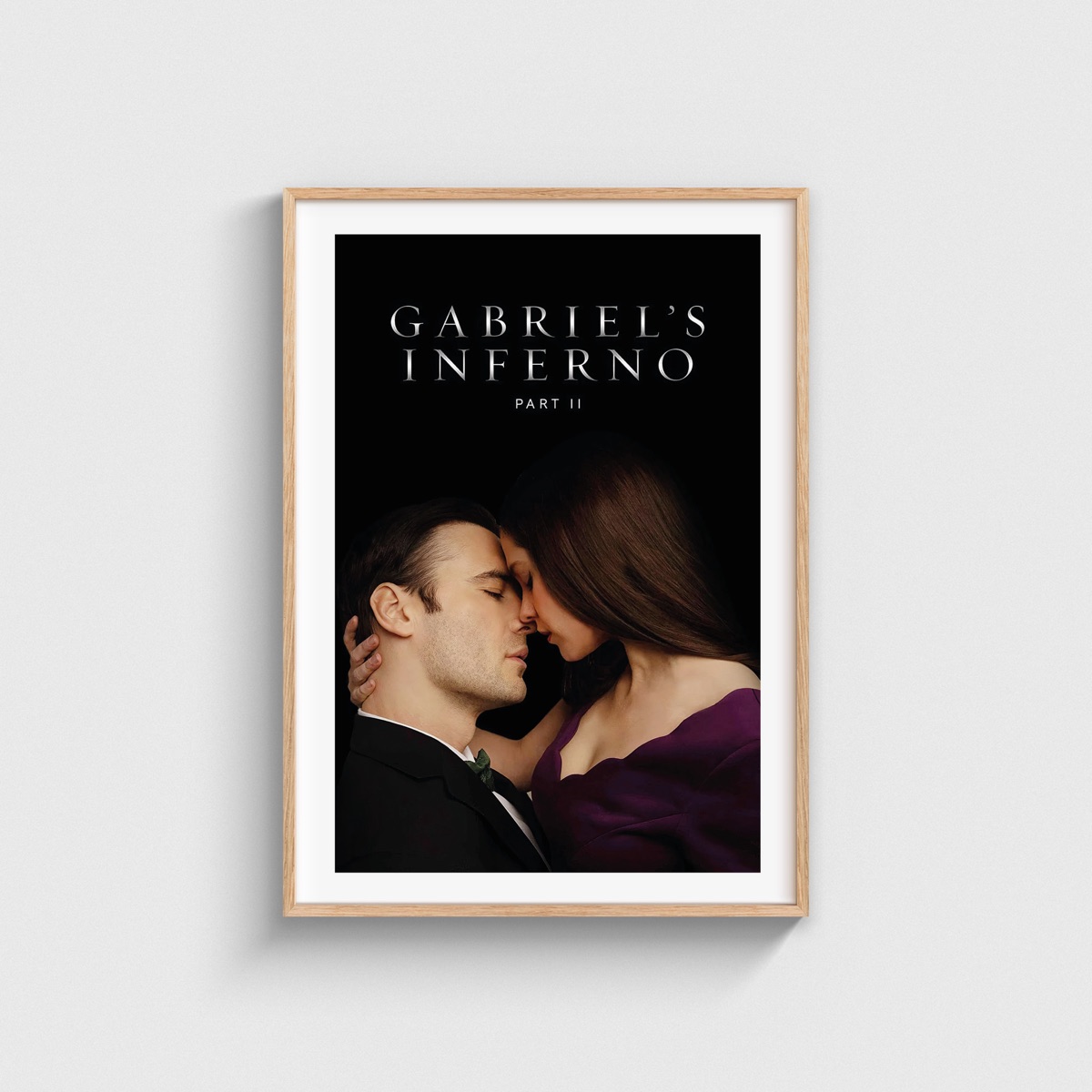 Gabriel's Inferno Part II film posteri, ahşap çerçeveli tablo