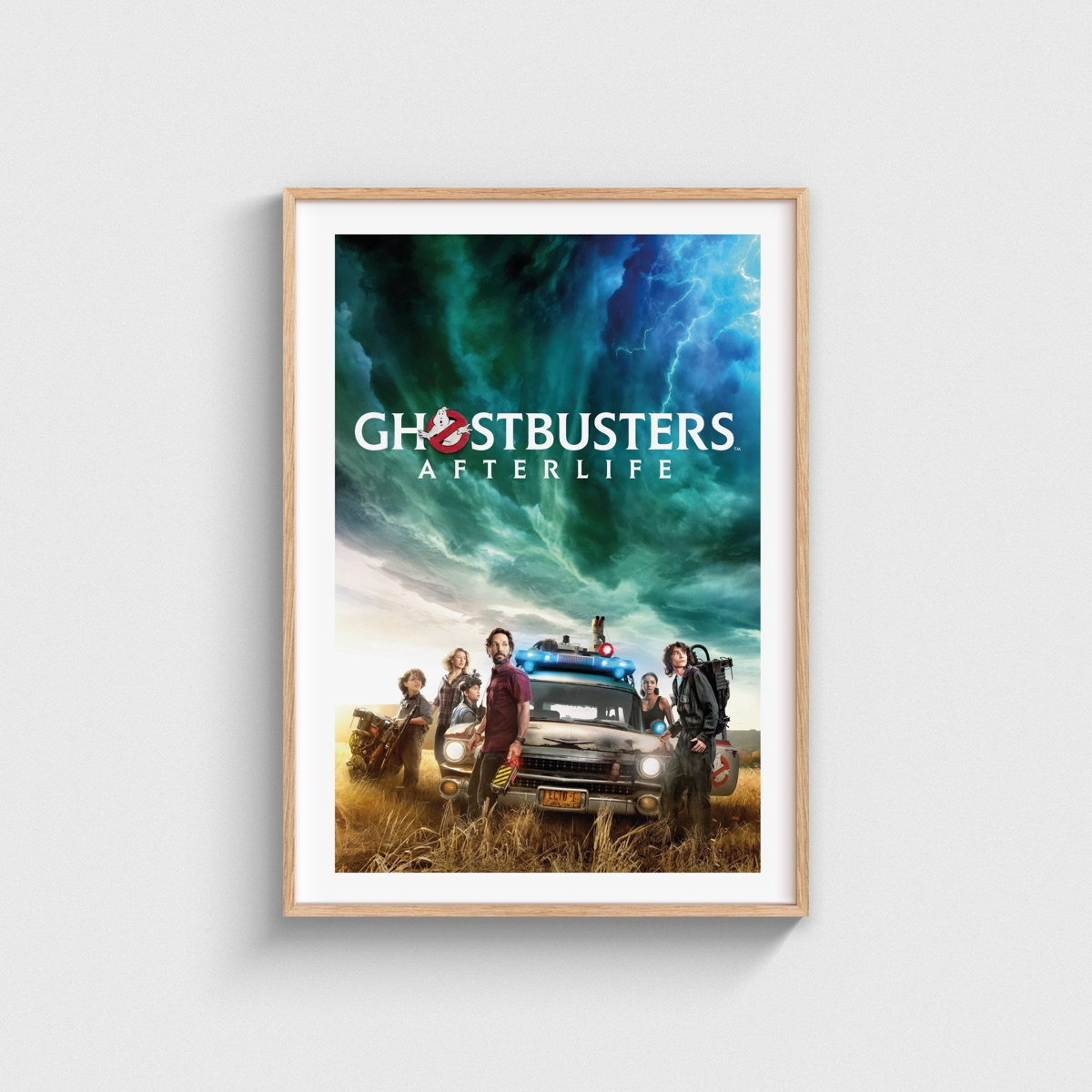 Ghostbusters Afterlife film posteri, ahşap çerçeveli tablo