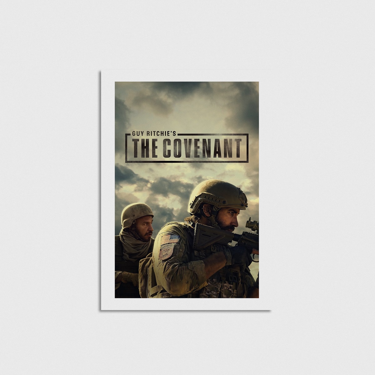 Guy Ritchie's The Covenant film posteri, çerçevesiz poster