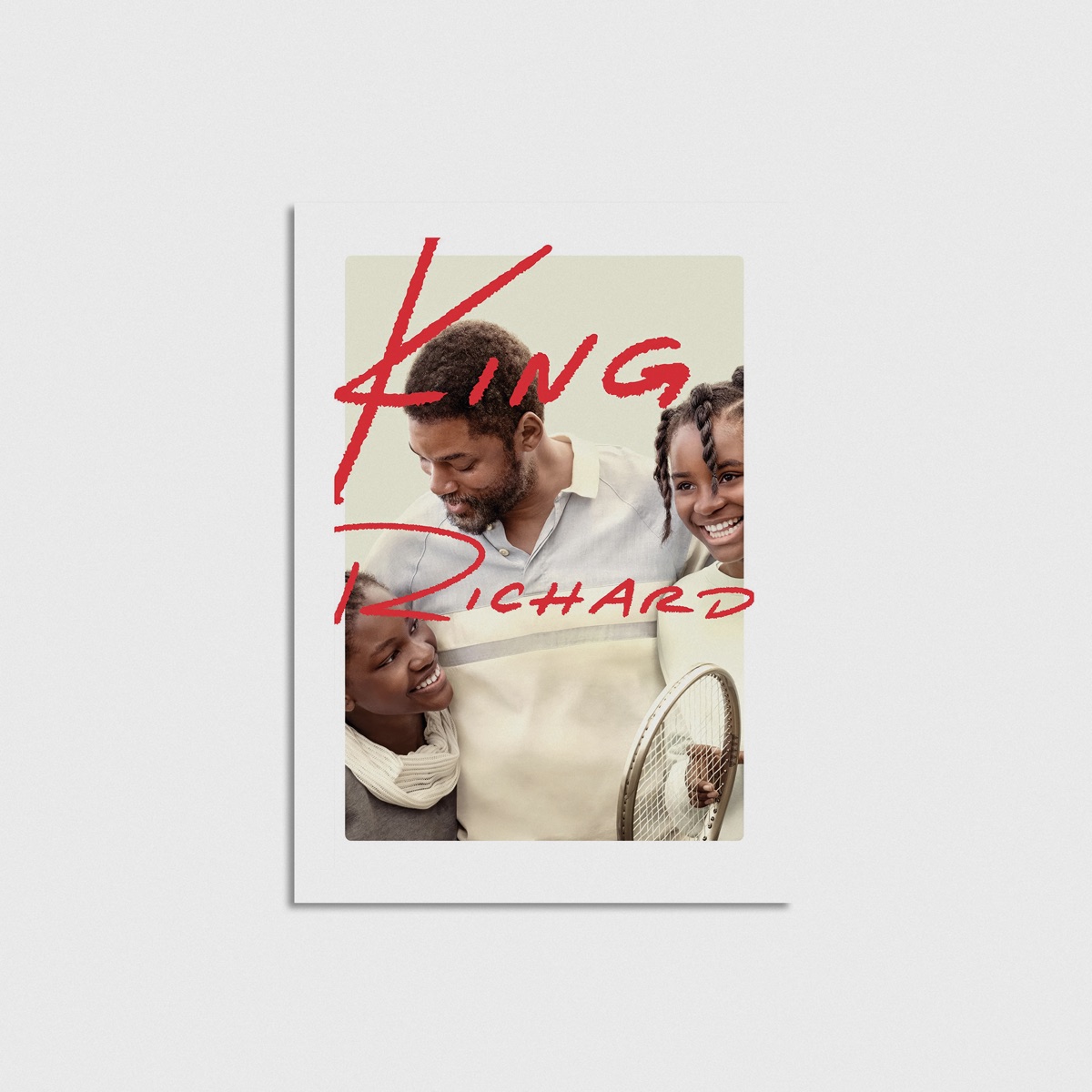 King Richard film posteri, çerçevesiz poster