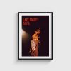 Late Night with the Devil film posteri, siyah çerçeveli tablo