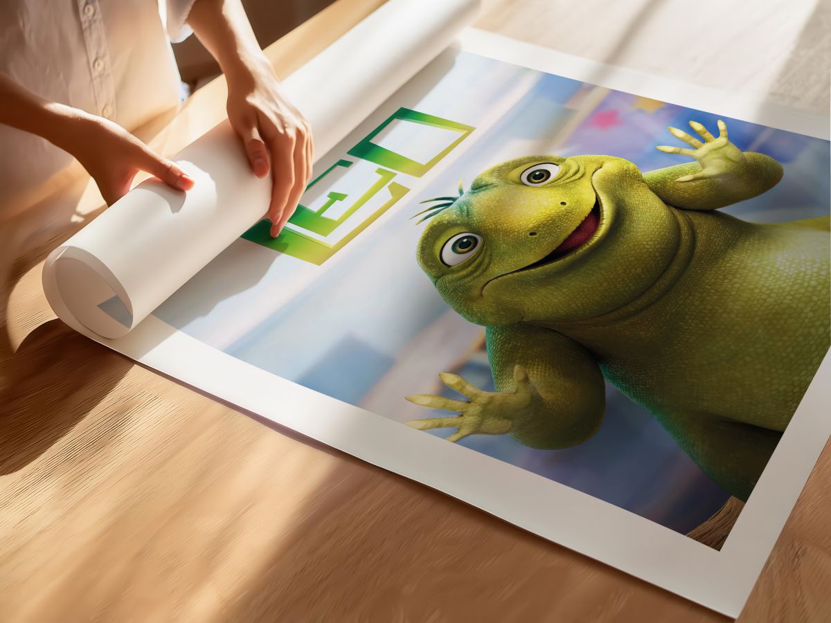 Leo (2023) Film Posteri, rulo yapılmış çerçevesiz poster