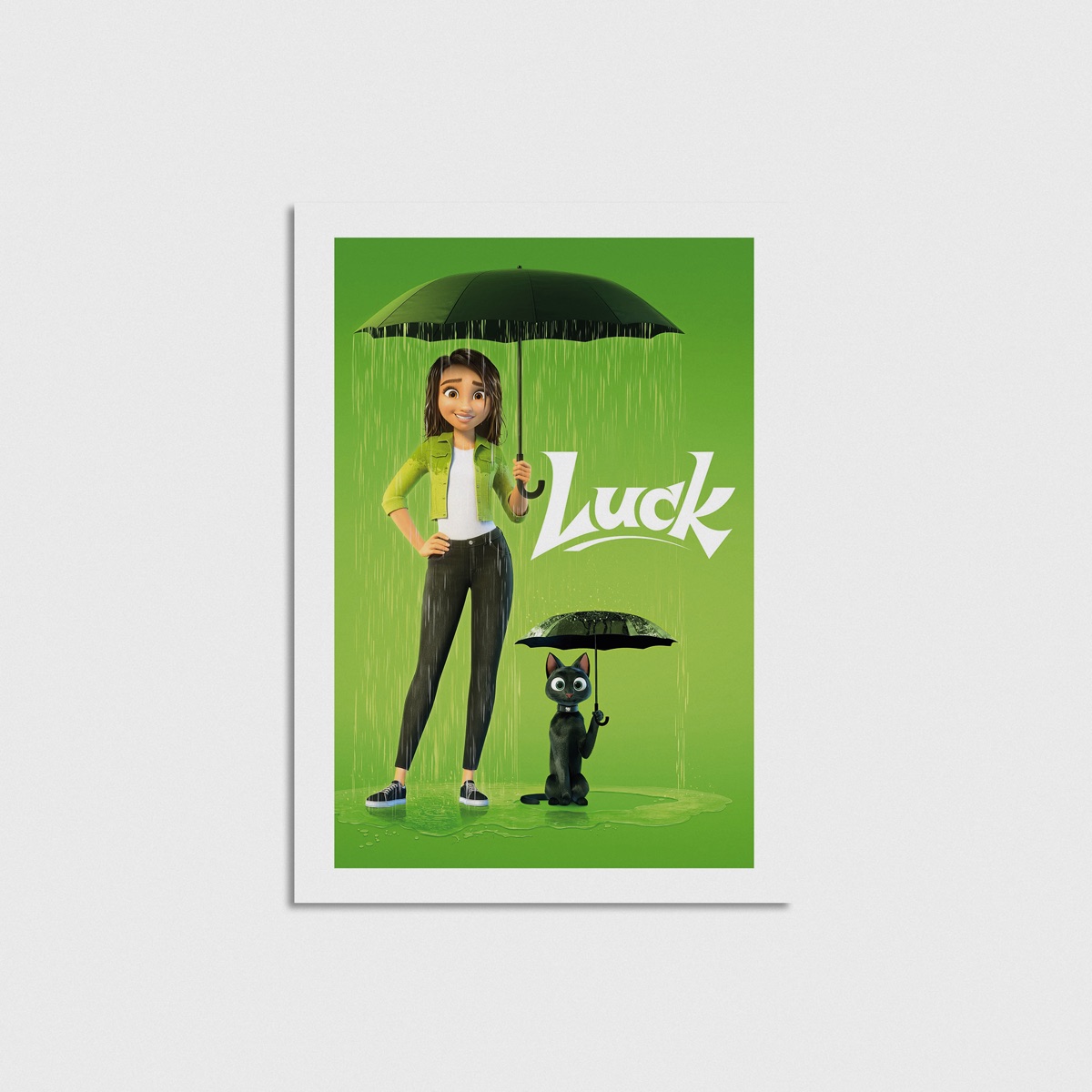 Luck film posteri, çerçevesiz poster