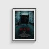 Man film posteri, siyah çerçeveli tablo