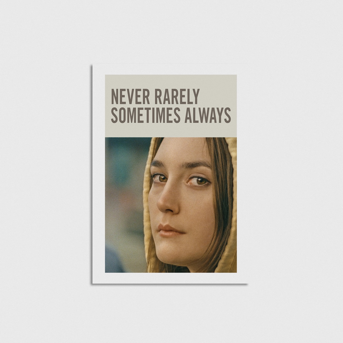 Never Rarely Sometimes Always film posteri, çerçevesiz poster