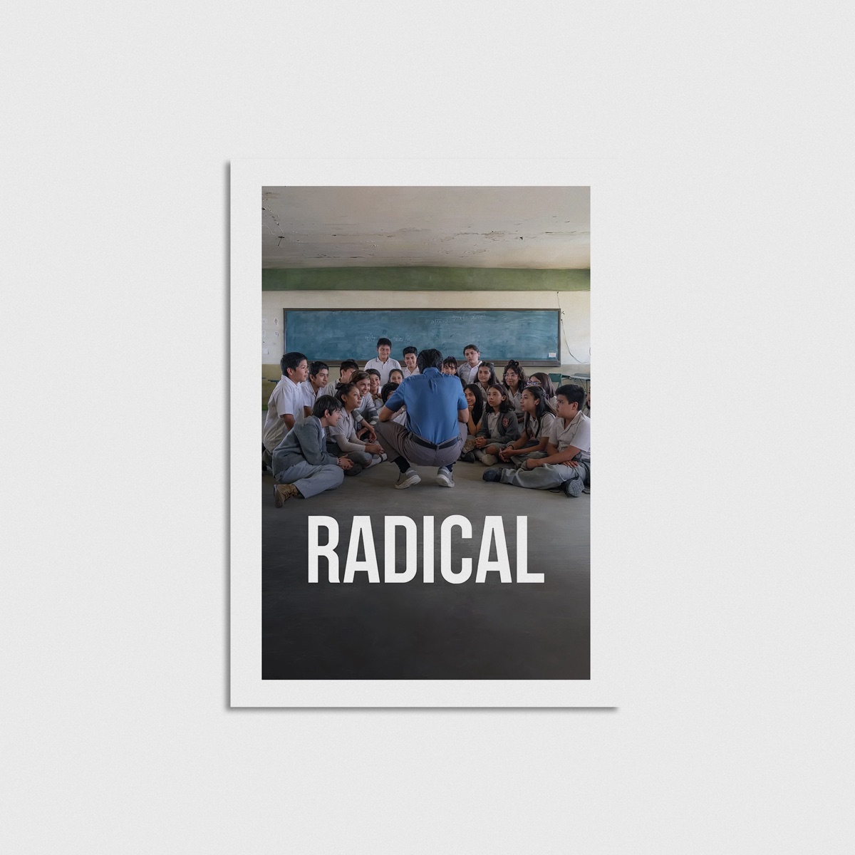Radical film posteri, çerçevesiz poster