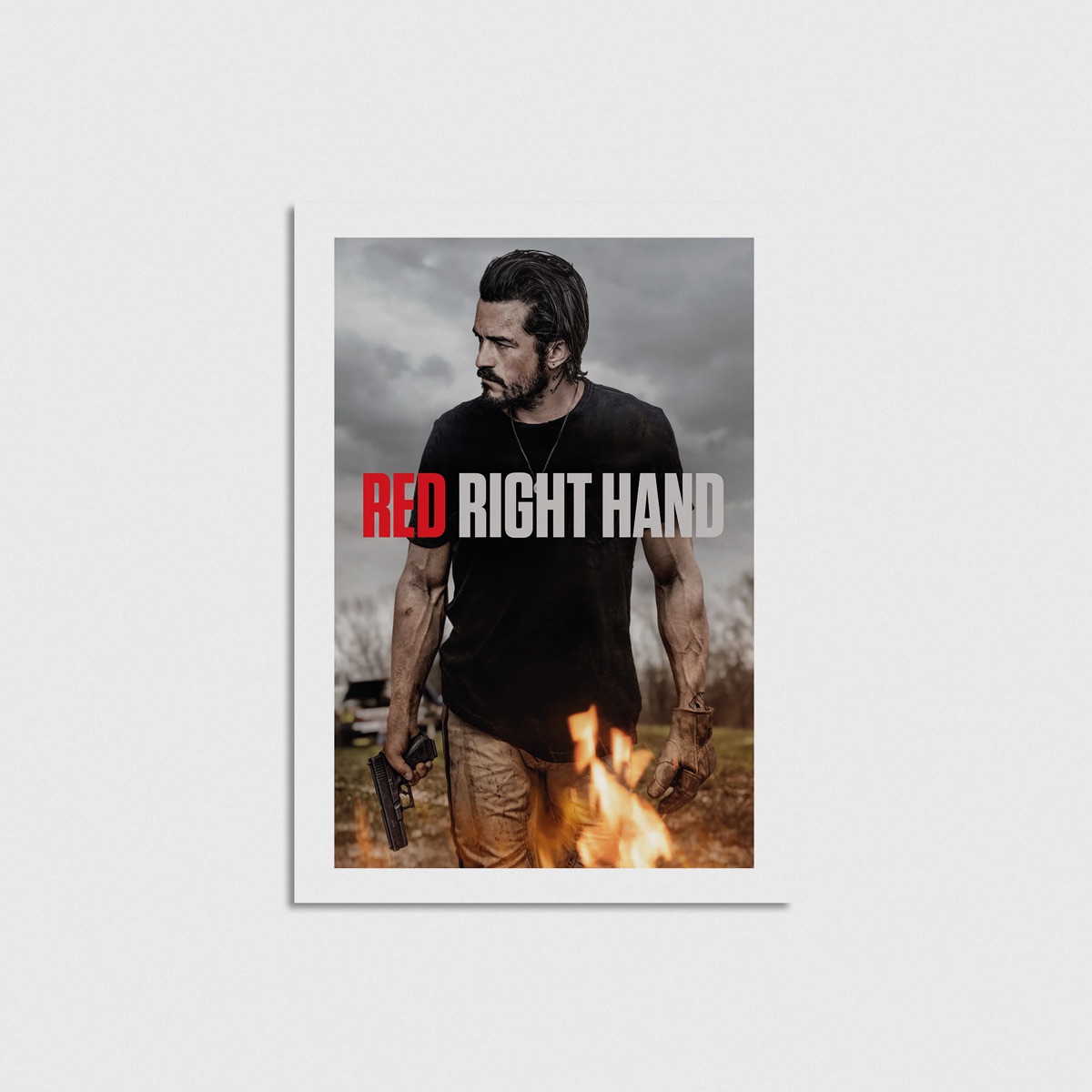Red Right Hand film posteri, çerçevesiz poster