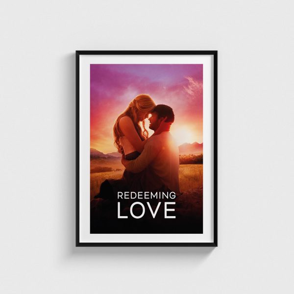 Redeeming Love film posteri, siyah çerçeveli tablo