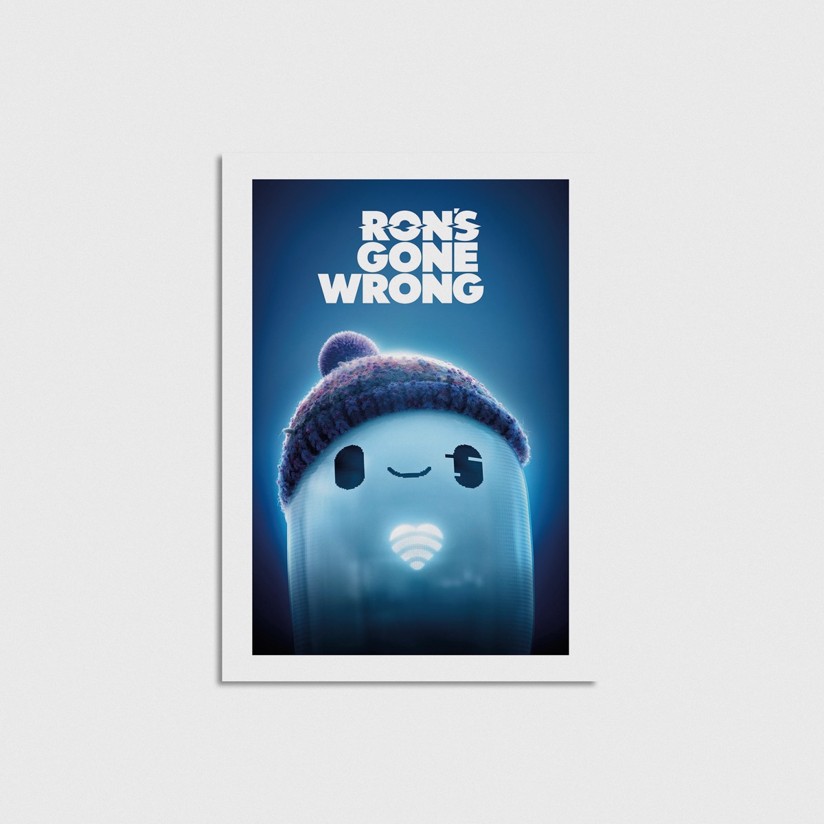 Ron's Gone Wrong film posteri, çerçevesiz poster