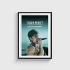 Shawn Mendes Live in Concert film posteri, siyah çerçeveli tablo