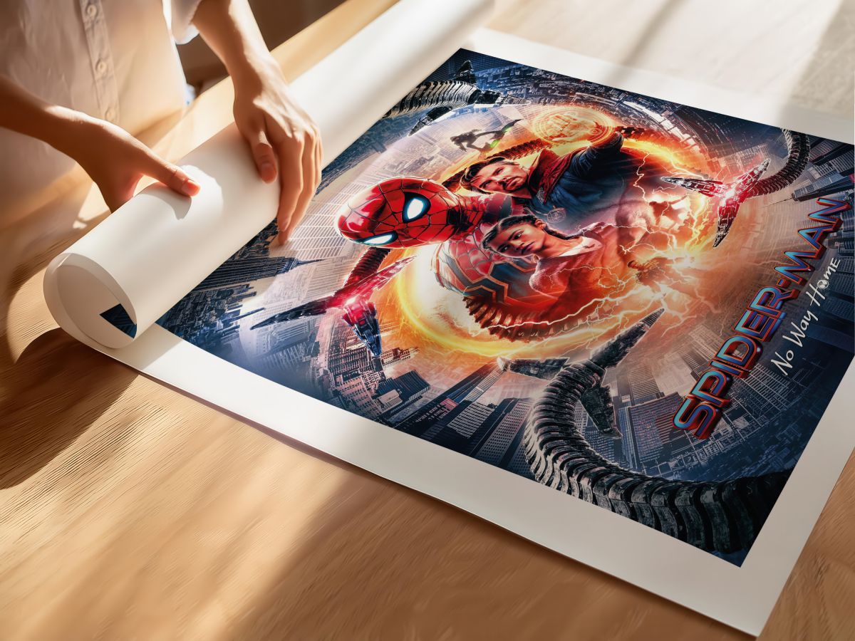 Spider-Man: No Way Home (2021) Film Posteri, rulo yapılmış çerçevesiz poster