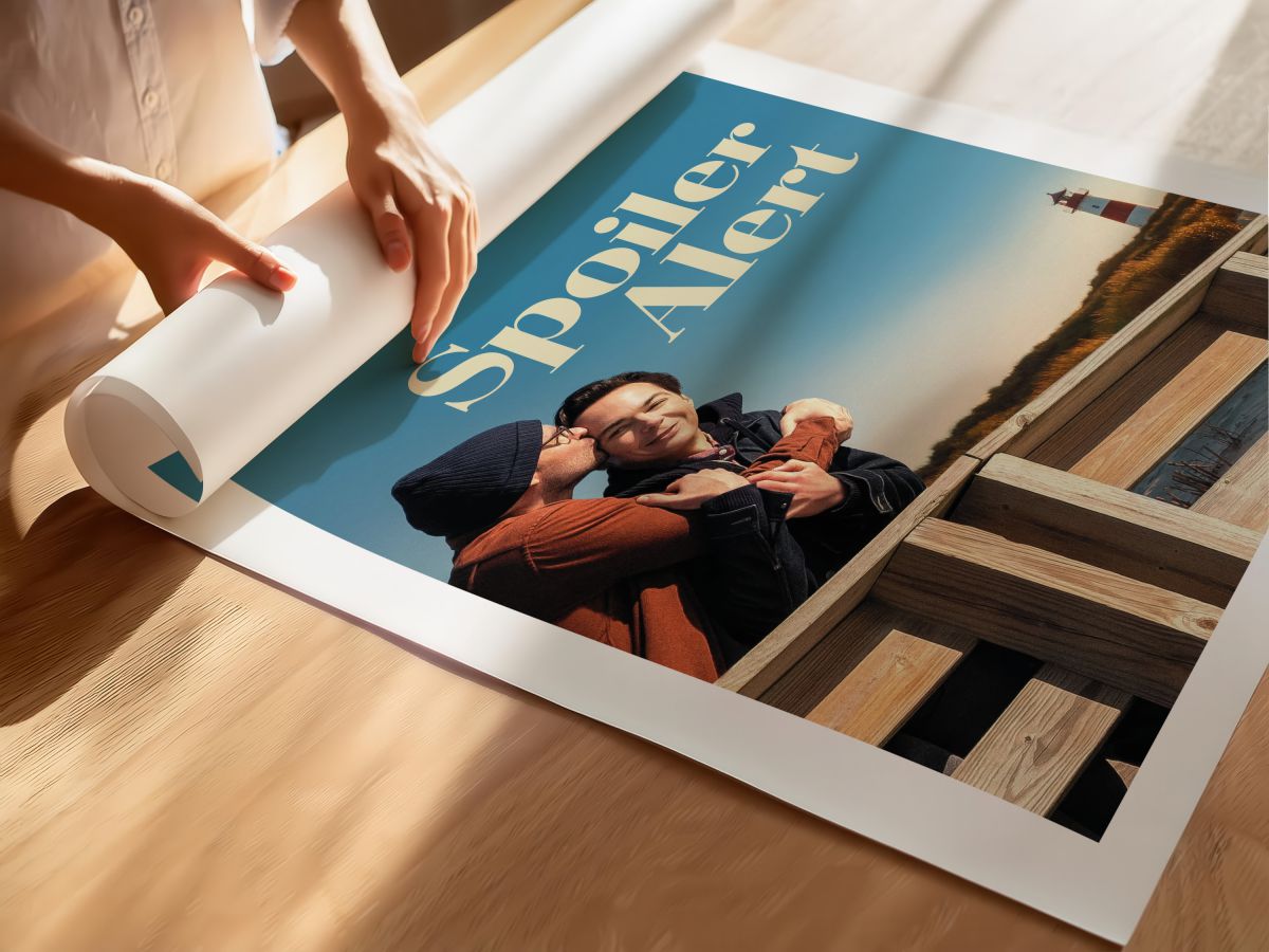 Spoiler Alert (2022) Film Posteri, rulo yapılmış çerçevesiz poster