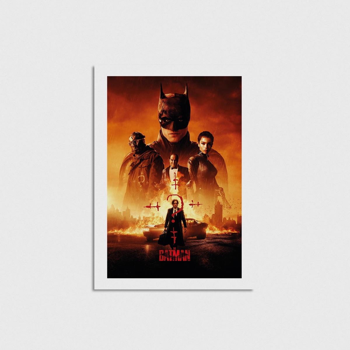 The Batman film posteri, çerçevesiz poster