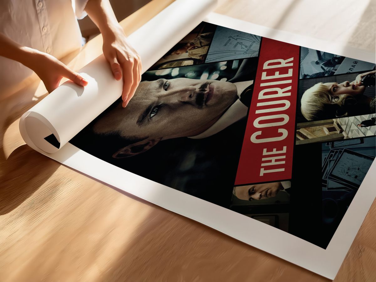 The Courier (2020) Film Posteri, rulo yapılmış çerçevesiz poster