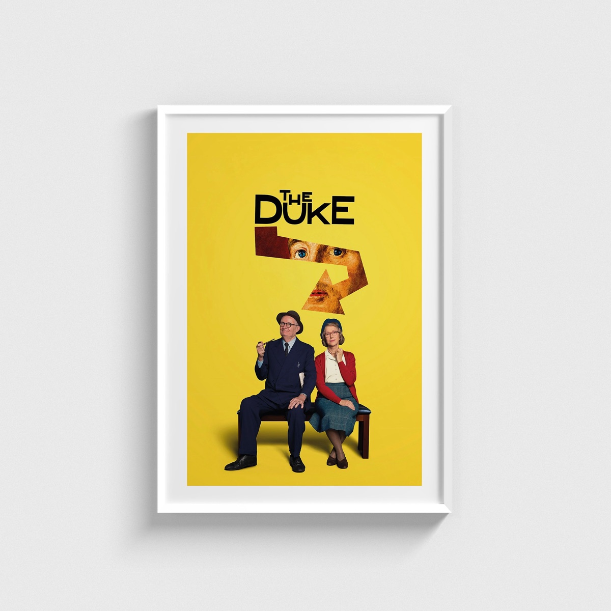 The Duke film posteri, beyaz çerçeveli tablo