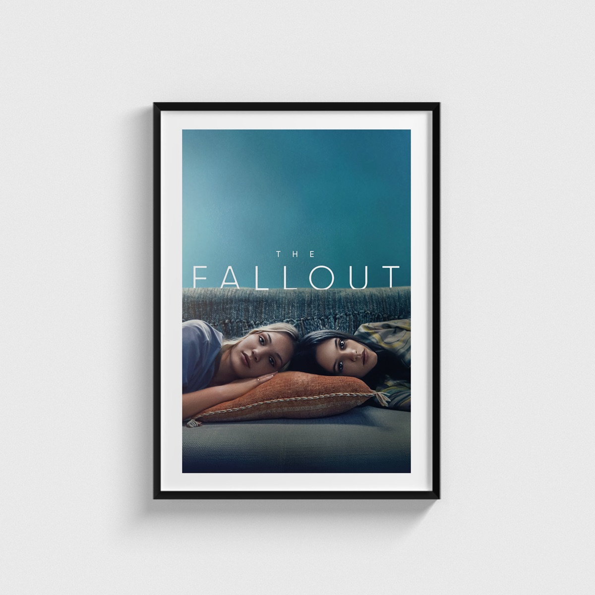 The Fallout film posteri, siyah çerçeveli tablo