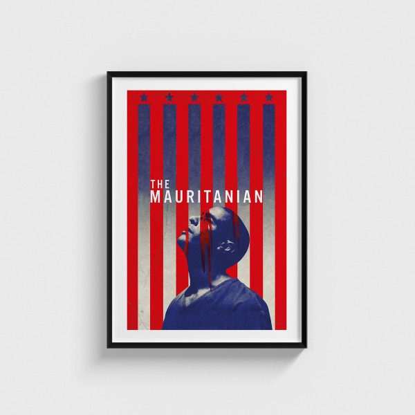 The Mauritanian film posteri, siyah çerçeveli tablo