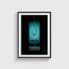 The Tinder Swindler film posteri, siyah çerçeveli tablo