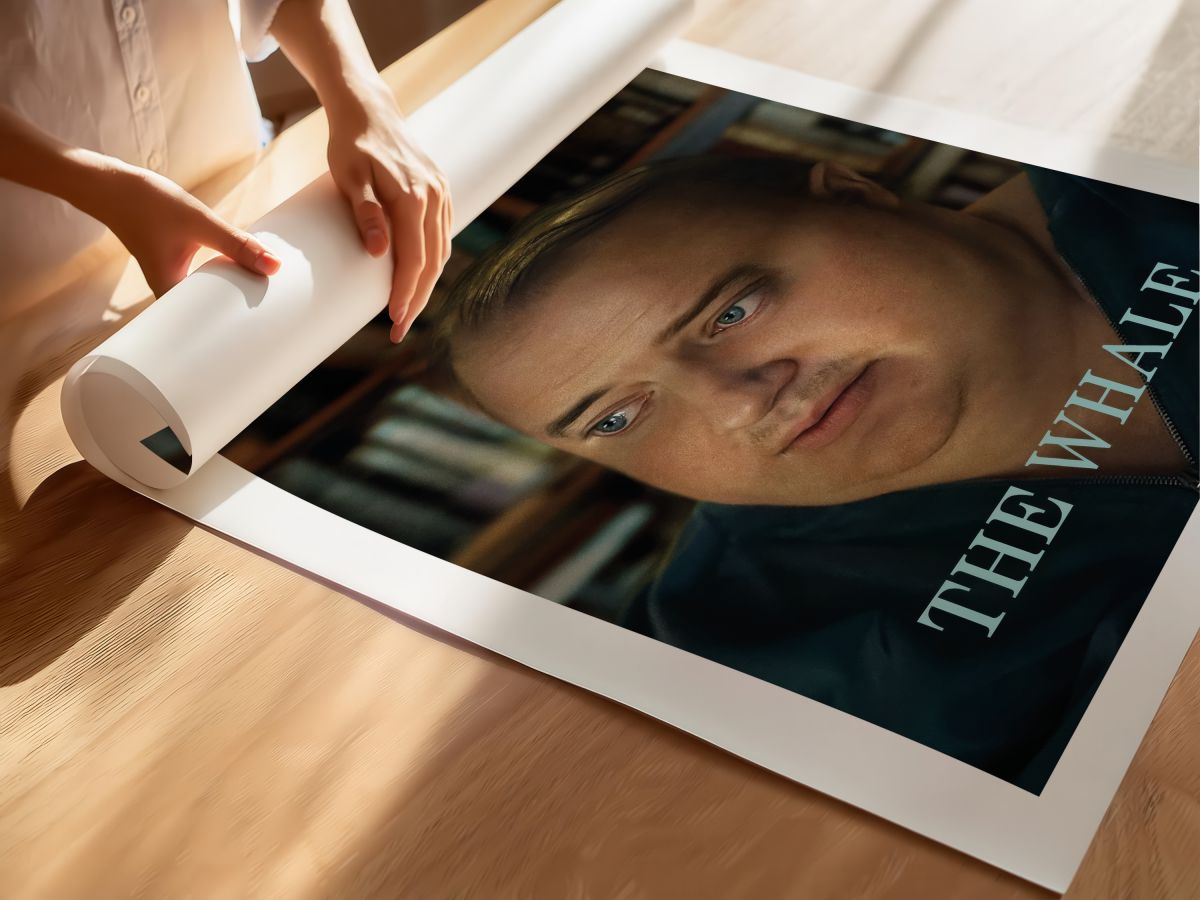 The Whale (2022) Film Posteri, rulo yapılmış çerçevesiz poster