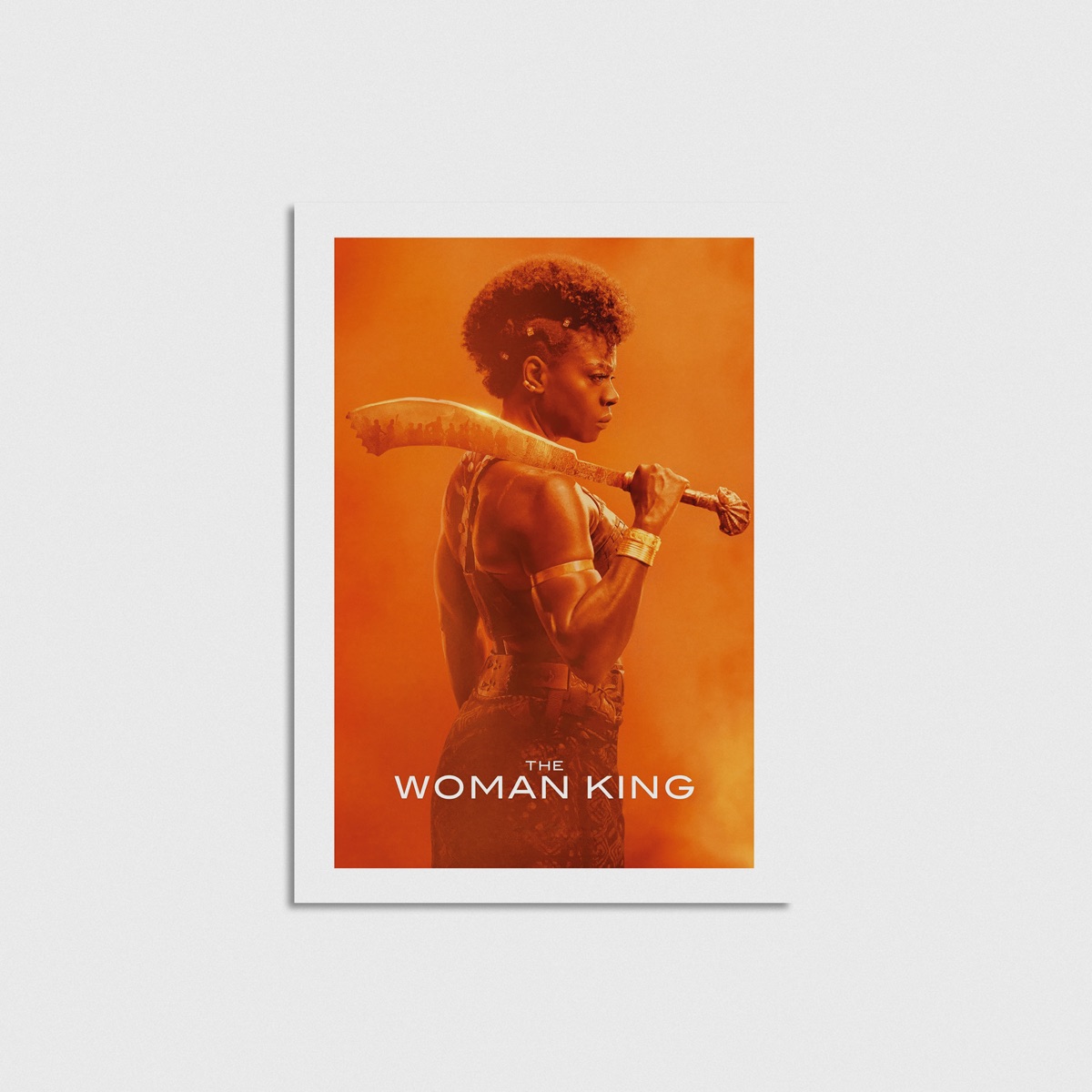 The Woman King film posteri, çerçevesiz poster