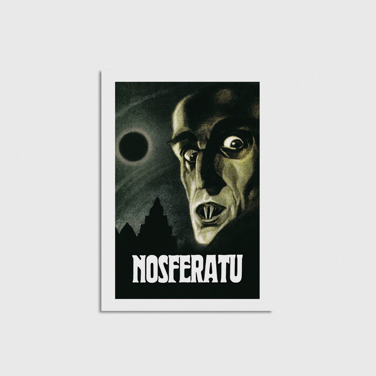 Nosferatu film posteri, çerçevesiz poster