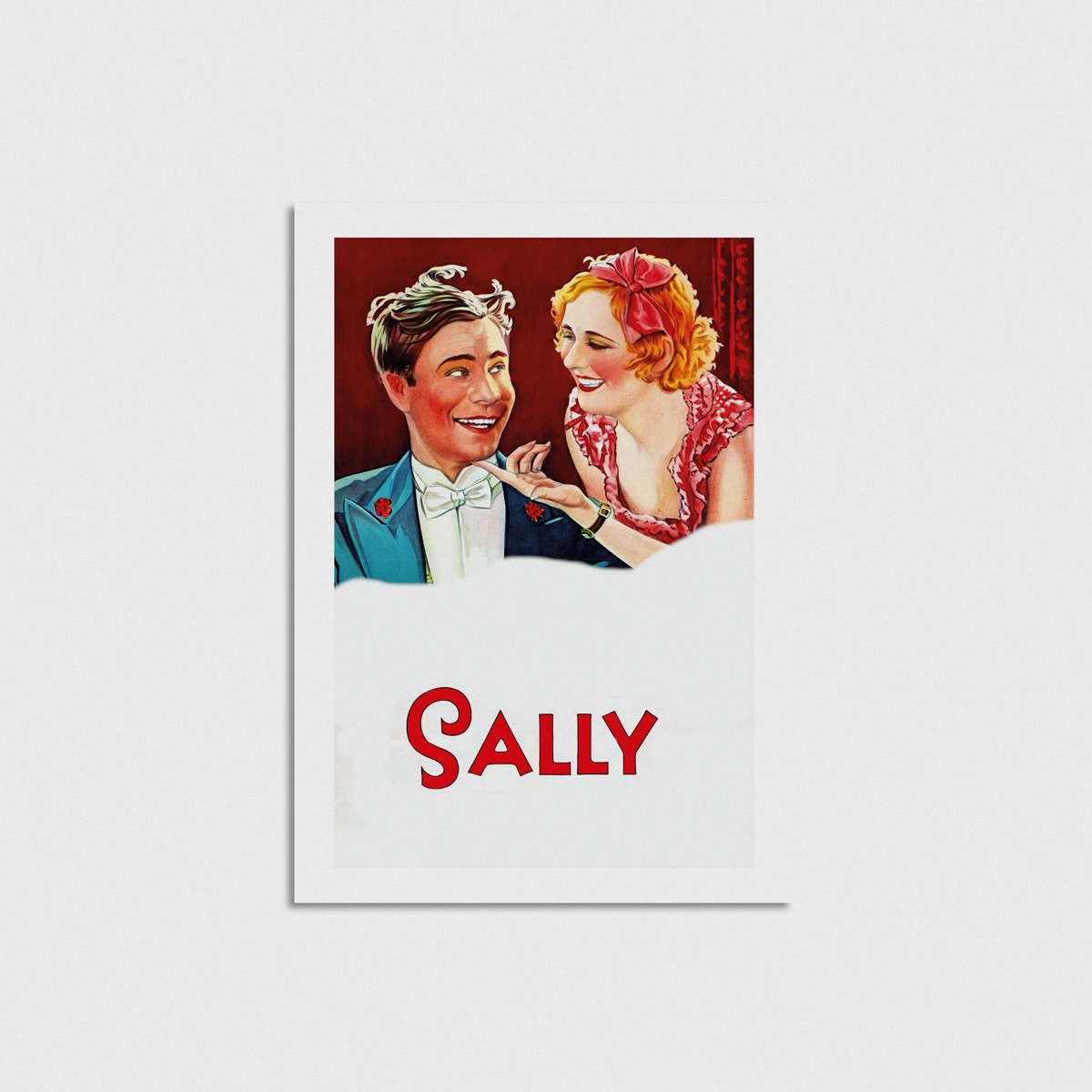 Sally film posteri, çerçevesiz poster