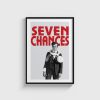 Seven Chances film posteri, siyah çerçeveli tablo