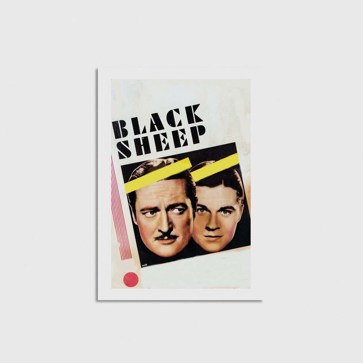 Black Sheep film posteri, çerçevesiz poster