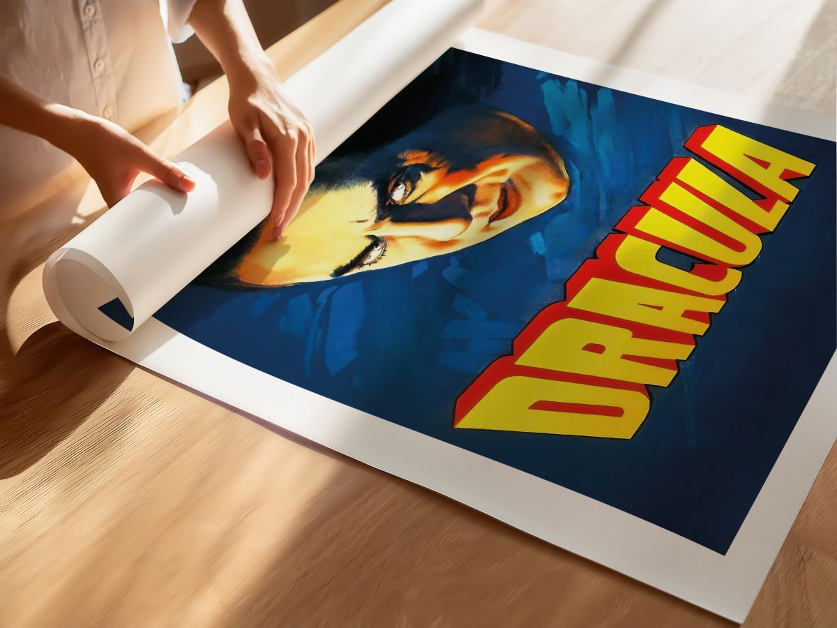 Dracula (1931) Film Posteri, rulo yapılmış çerçevesiz poster